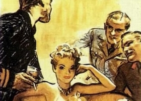 Keep Mum She's Not So Dumb: Careless Talk Costs Lives', WW II poster (detail), Harold Foster, 1941 Keep Mum She's Not So Dumb: Careless Talk Costs Lives', WW II poster (detail), Harold Foster, 1941