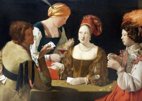 The Cheat with the Ace of Clubs, Georges De La Tour, c. late 1620s, Louvre, Paris (Source: Wikimedia Commons) The Cheat with the Ace of Clubs, Georges De La Tour, c. late 1620s, Louvre, Paris (Source: Wikimedia Commons)