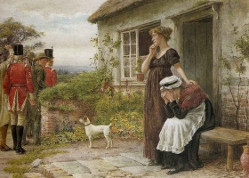 The Press Gang, George Goodwin Kilburne, 1839-1924 (Source: Burlington Paintings, London) The Press Gang, George Goodwin Kilburne, 1839-1924 (Source: Burlington Paintings, London)