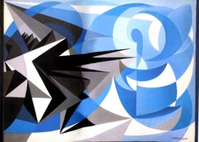 Pessimismo e Optimismo, 1923, by Italian futurist painter Giacomo Balla, 1871-1958 (Source:Wiki Paintings) Pessimismo e Optimismo, 1923, by Italian futurist painter Giacomo Balla, 1871-1958 (Source:Wiki Paintings)