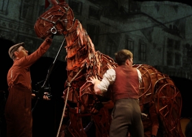 ‘War Horse’, the stage adaptation of Michael Morpurgo’s book, performed at the Lyric Theatre Sydney, Australia, 2013 (Source: Wikimedia Commons) ‘War Horse’, the stage adaptation of Michael Morpurgo’s book, performed at the Lyric Theatre Sydney, Australia, 2013 (Source: Wikimedia Commons)