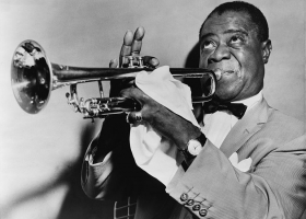 Louis Armstrong (Source: Wikimedia Commons). Armstrong and His Orchestra recorded ‘Ac-Cent-Tchu-Ate the Positive’ in 1945 Louis Armstrong (Source: Wikimedia Commons). Armstrong and His Orchestra recorded ‘Ac-Cent-Tchu-Ate the Positive’ in 1945