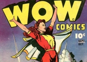 Mary Marvel, the world's mightiest girl, Marvel Comics, illustrator Jack Binder, 1941 (Source: Wikimedia Commons) Mary Marvel, the world's mightiest girl, Marvel Comics, illustrator Jack Binder, 1941 (Source: Wikimedia Commons)
