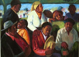 Overload' by George Pemba, 1989, courtesy Ann Bryant Art Gallery, RSA, www.annbryant.co.za (Source: Wikipaintings) Overload' by George Pemba, 1989, courtesy Ann Bryant Art Gallery, RSA, www.annbryant.co.za (Source: Wikipaintings)