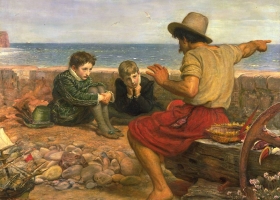 The Boyhood of Raleigh 1870, Sir John Everett Millais, The Tate Gallery , London The Boyhood of Raleigh 1870, Sir John Everett Millais, The Tate Gallery , London