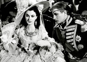 "Your reputation precedes you" Lord Nelson to Lady Hamilton. Laurence Olivier and Vivien Leigh in That Hamilton Woman, 1941, produced and directed by Alexander Korda, distributed by United Artists. "Your reputation precedes you" Lord Nelson to Lady Hamilton. Laurence Olivier and Vivien Leigh in That Hamilton Woman, 1941, produced and directed by Alexander Korda, distributed by United Artists.