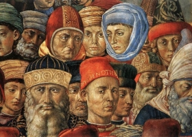 The Procession of the Magi (detail), by Benozzo Gozzoli (c 1421–1497), Chapel of the Magi, Medici Palace Florence The Procession of the Magi (detail), by Benozzo Gozzoli (c 1421–1497), Chapel of the Magi, Medici Palace Florence