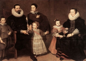 Family Portrait, Cornelis de Vos, 1631 (Source: Wikimedia Commons) Family Portrait, Cornelis de Vos, 1631 (Source: Wikimedia Commons)