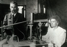Pierre and Marie Curie in their laboratory, 1906 (Source: Wikimedia Commons) Pierre and Marie Curie in their laboratory, 1906 (Source: Wikimedia Commons)