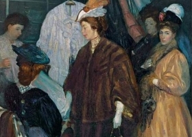 William Glackens, The Shoppers, 1907-1908, Chrysler Museum of Art, Norfolk, Virginia William Glackens, The Shoppers, 1907-1908, Chrysler Museum of Art, Norfolk, Virginia