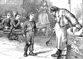 Charles Dickens' Oliver Twist, an illustration for the 1898 Swedish edition by James Mahoney Charles Dickens' Oliver Twist, an illustration for the 1898 Swedish edition by James Mahoney