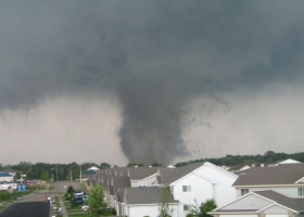 Stoughton Wisconsin Tornado of 18 August 2005 (Source: NWS/NOAA, Wikimedia Commons) Stoughton Wisconsin Tornado of 18 August 2005 (Source: NWS/NOAA, Wikimedia Commons)