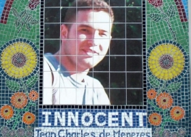 Jean Charles de Menezes, memorial plaque at Stockwell Station, London (Source: Wikimedia Commons) Jean Charles de Menezes, memorial plaque at Stockwell Station, London (Source: Wikimedia Commons)