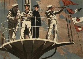 Detail from Royal Navy recruiting poster 'The Navy Wants Men', 1915 (Source: Wikimedia Commons) Detail from Royal Navy recruiting poster 'The Navy Wants Men', 1915 (Source: Wikimedia Commons)