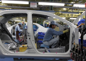 Toyota factory in Ohira, near Sendai, Miyagi Prefecture, Japan Toyota factory in Ohira, near Sendai, Miyagi Prefecture, Japan