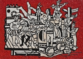 Grand Parade (mosaic) Fernand Léger, 1958, National Gallery of Victoria Grand Parade (mosaic) Fernand Léger, 1958, National Gallery of Victoria