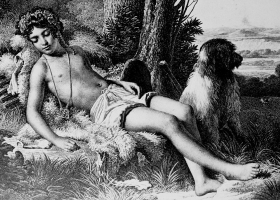 The Sleeping Shepherd, Aubry-Lecomte (1787-1858) after a painting by Raymond Monvoisin (Courtesy: Bibliothèque nationale de France) The Sleeping Shepherd, Aubry-Lecomte (1787-1858) after a painting by Raymond Monvoisin (Courtesy: Bibliothèque nationale de France)