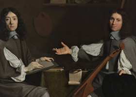 Portrait of artists Jean Baptiste de Champaigne and Nicolas de Plattemontagn (Courtesy: Museum Boijmans Van Beuningen, Rotterdam) Portrait of artists Jean Baptiste de Champaigne and Nicolas de Plattemontagn (Courtesy: Museum Boijmans Van Beuningen, Rotterdam)