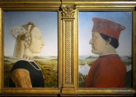 Duchess and Duke of Urbino, Piero della Francesca, 1465 (Courtesy: Uffizi Gallery, Florence) Duchess and Duke of Urbino, Piero della Francesca, 1465 (Courtesy: Uffizi Gallery, Florence)