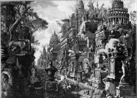 Idea of the Ancient Via Appia and Ardeatina, Giovanni Battista Piranesi 1720-1778 (Source: Wikipaintings) Idea of the Ancient Via Appia and Ardeatina, Giovanni Battista Piranesi 1720-1778 (Source: Wikipaintings)
